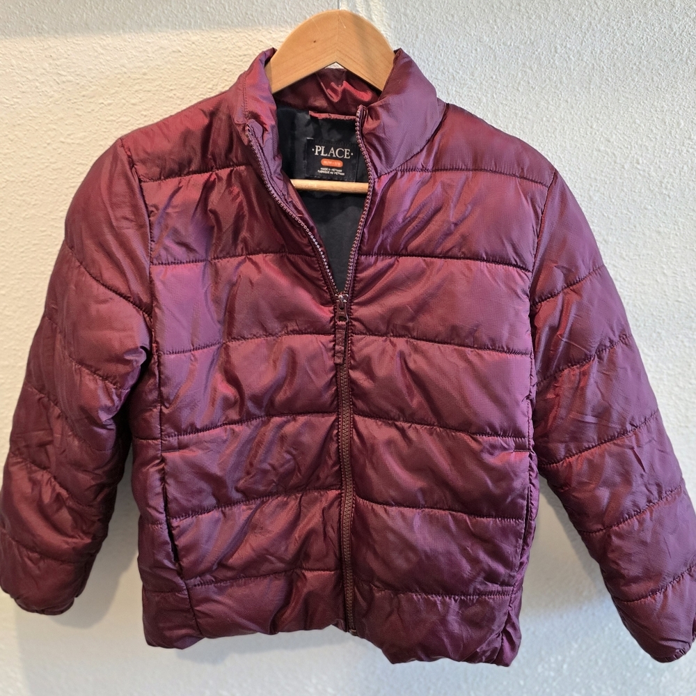 The Children's Place Purple Kids Puffer Jacket